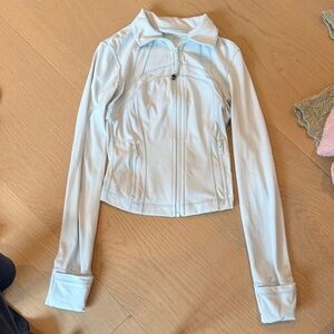 Lululemon Athletica Light Blue Bomber Jacket